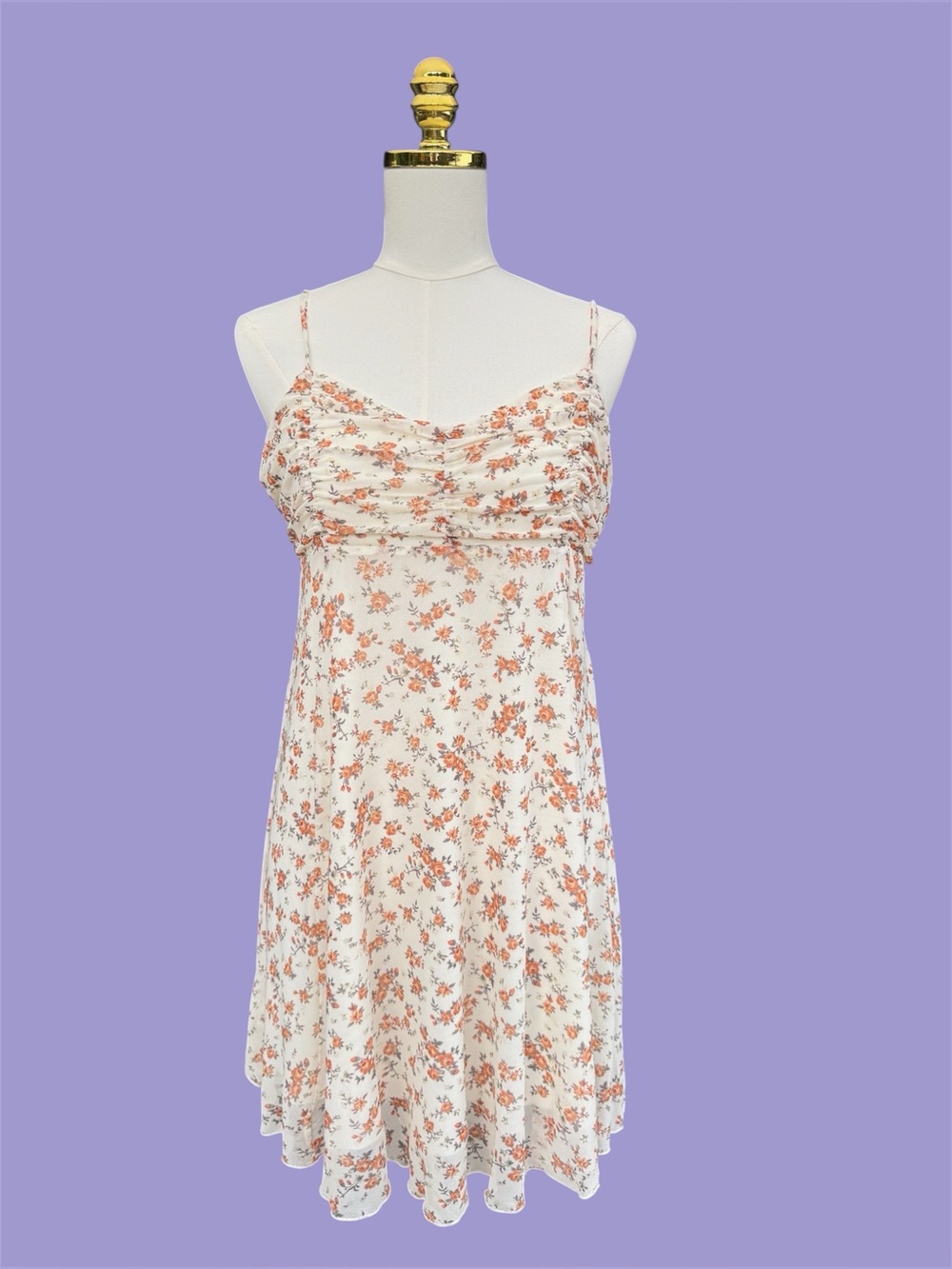 90s Y2K Vintage Inspired Romantic Floral Soft Girl Cottagecore Fairycore Dress